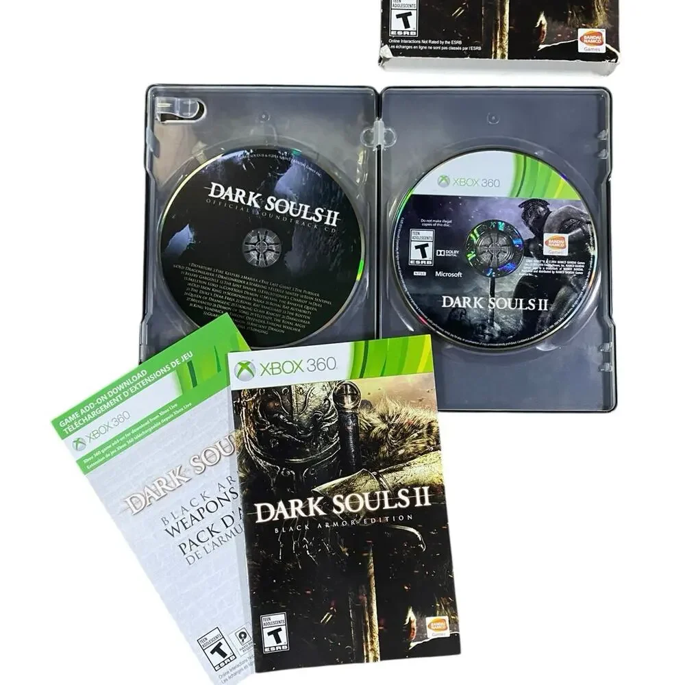 Dark Souls 2 Black Armor Edition Steelcase Xbox 360 Game